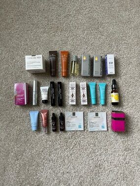 Ulta Beauty 24 Piece Bundle of Sample Travel Skincare, Serum, and Beauty NWT